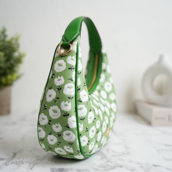 NWT Coach CBI58 Carmen Mini Crossbody Bag & CBL79 Zip Card Case With Floral SET - Picture 5 of 16